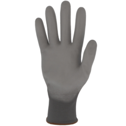 Gants polyester PU gris NYM713PU
