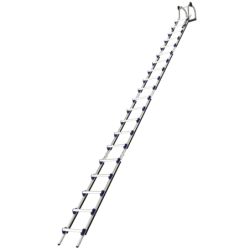 Échelle de toit EVOKLIP 6.3m pack ENTRAXE 390mm