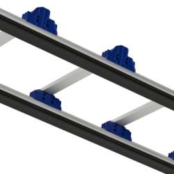 Échelle de toit EVOKLIP 6.3m pack ENTRAXE 390mm