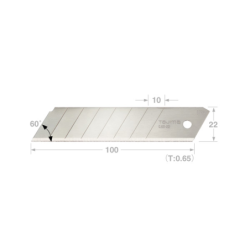 Lame de cutter 22mm étui de 10 LB62H