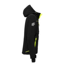 Veste de travail softshell SPACE noir jaune