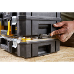 Caisse organiseur PRO-STACK FATMAX 10 compartiments