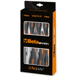 Jeu de 7 tournevis torx evox 1207E/TX-D7