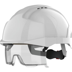 Casque EVO2 VISTALENS porte badge blanc