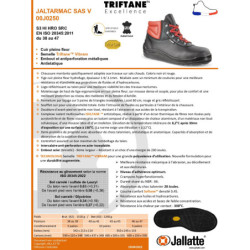CHAUSSURE SECU ENROBE JALTARMAC S3 HI HRO SRC