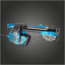 Pistolet mastic easypush