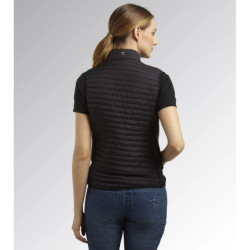 Veste sans manches noire femme