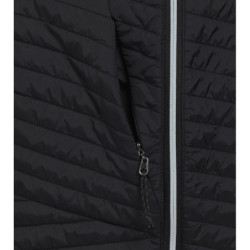 Veste sans manches noire femme