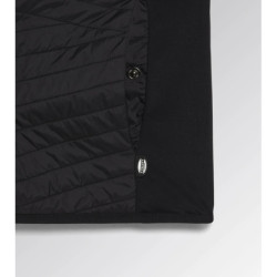 Veste sans manches noire femme