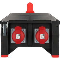 Coffret électrique de chantier 32 A monophasé + triphasé