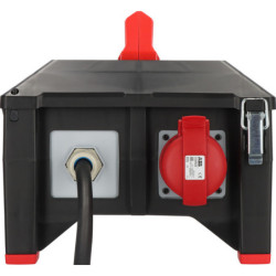Coffret électrique de chantier 32 A monophasé + triphasé