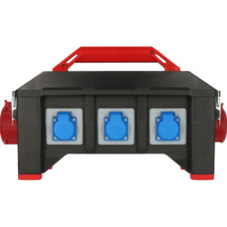 Coffret électrique de chantier 32 A monophasé + triphasé