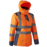 Parka haute visibilité femme HORA orange