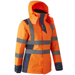 Parka haute visibilité femme HORA orange