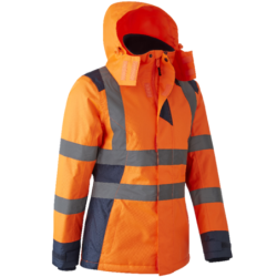 Parka haute visibilité femme HORA orange