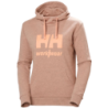 Sweat à capuche LOGO HOODIE bleu femme