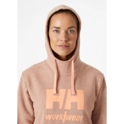 Sweat à capuche LOGO HOODIE bleu femme