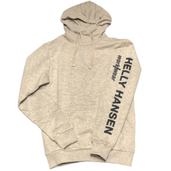 Sweat à capuche LOGO HOODIE sable mélangé