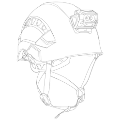 Platine slot adapt casque PETZL aria