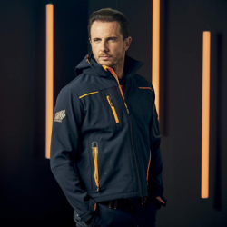 Veste de travail softshell SPACE bleu