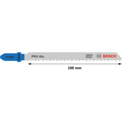 Lame scie sauteuse Bosch aluminium T127D blister de 5