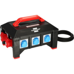 Coffret électrique 16 A / 6 modules + 2 prises triphasées