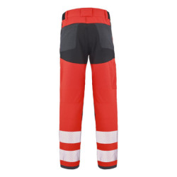 Pantalon haute visibilité TWIST rouge fluo
