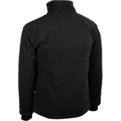 Veste polaire doublée zippée POLNOIR noire