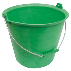 Seau renforcé à ergots 11 litres couleur fluorescente