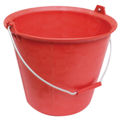 Seau renforcé à ergots 11 litres couleur fluorescente