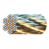 CABLE ACIER GALVA 4,00MM LES 100 M