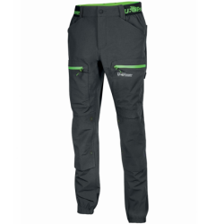 Pantalon HORIZON asphalt gris et vert