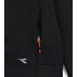 Veste Softshell HYBRID noire et orange