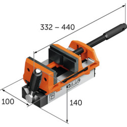 Étau magnétique pour perceuse
