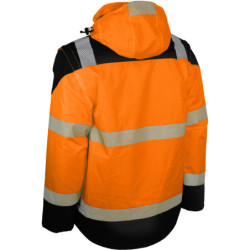Veste haute visibilité ripstop VUELTO orange et noire