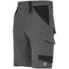 Bermuda CRUSHER stretch gris charcoal et noir