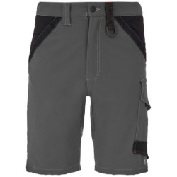 Bermuda CRUSHER stretch gris charcoal et noir