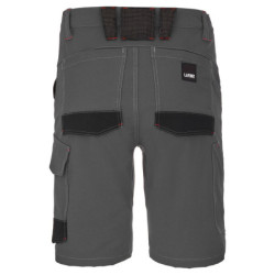 Bermuda CRUSHER stretch gris charcoal et noir