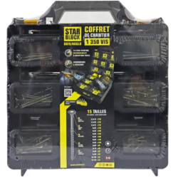 Coffret vis à bois 1350 pièces STARBLOCK