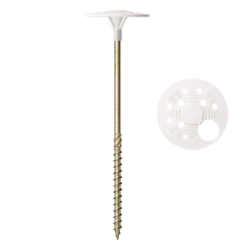 Rondelle plate plastique diamètre 60 mm boîte de 100
