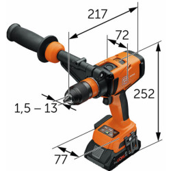 Perceuse-visseuse ASCM18-4 QM AS QUICKIN TOP SET