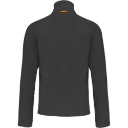 Veste micropolaire zippée dark grey