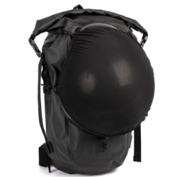 Sac à dos résistant à l'eau noir avec porte casque