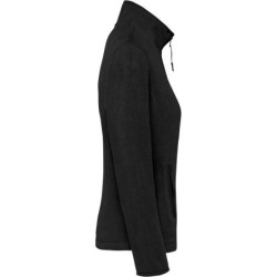 Veste micopolaire zippée femme noir