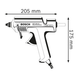 Pistolet à colle PRO GKP 200 CE en coffret