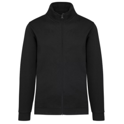 Veste zippée molleton noir