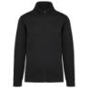 Veste zippée molleton noir