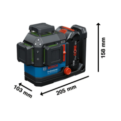 Laser ligne vert GLL 18V-120-33 CG Solo + L-Boxx