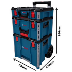 Caisse trolley L-Boxx contractor et set de 2 caisses