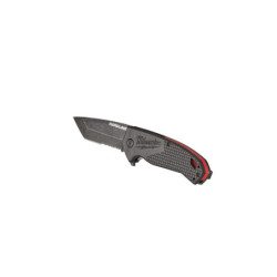Couteau Hardline lame crantée - Blister